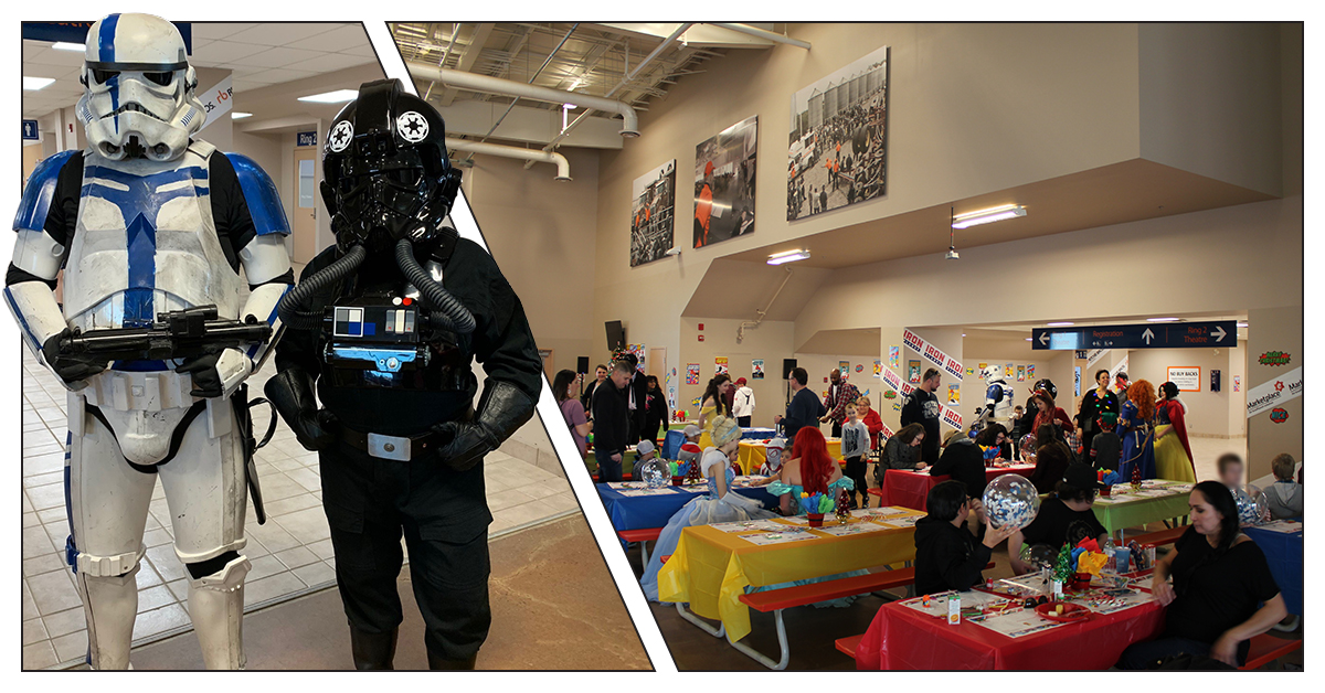 The Adventures of Gear Boy at the Children's Wish Christmas Party!